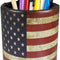 The Write to Organize: American Flag Pen Holder Desk Cup for Proud Patriots!